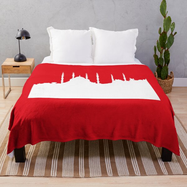 Item preview, Istanbul Cityscape White Silhouette 2 designed and sold by taiche.