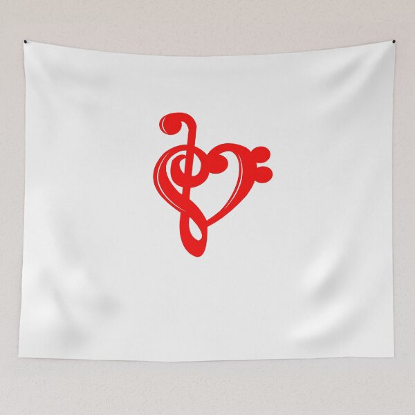 Item preview, Music Note Heart Music Teacher or Musician Gift designed and sold by Seas Wanda.