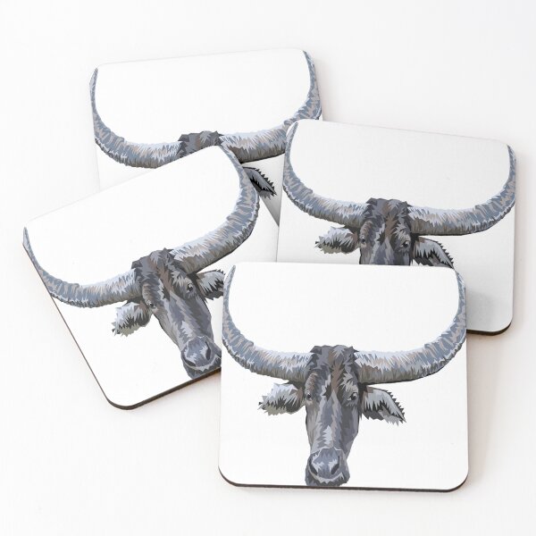 Item preview, Wild buffalo head with sharp horns designed and sold by ZeldaLem00.