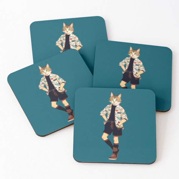 Item preview, Hipster Cat V63 designed and sold by HipsterAnimals.