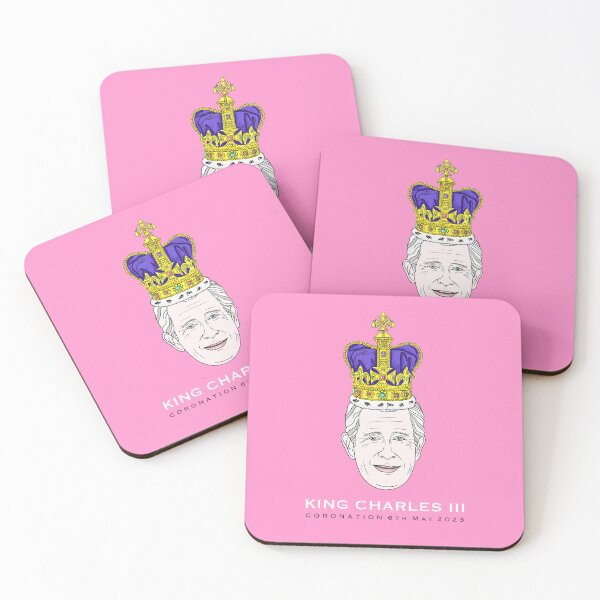 Item preview, King Charles Coronation (Pink) designed and sold by Adam Regester.