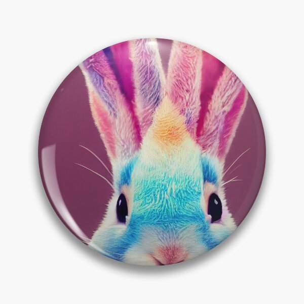 Item preview, Colorful long-eared rabbit lady, the slim Anke designed and sold by Pixelboys.