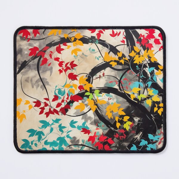 Item preview, Japanese floral pattern with leaves I designed and sold by alphadaze.