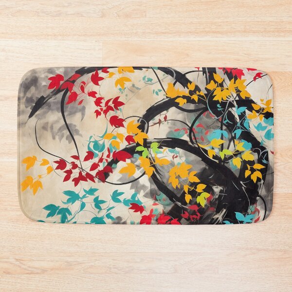 Item preview, Japanese floral pattern with leaves I designed and sold by alphadaze.