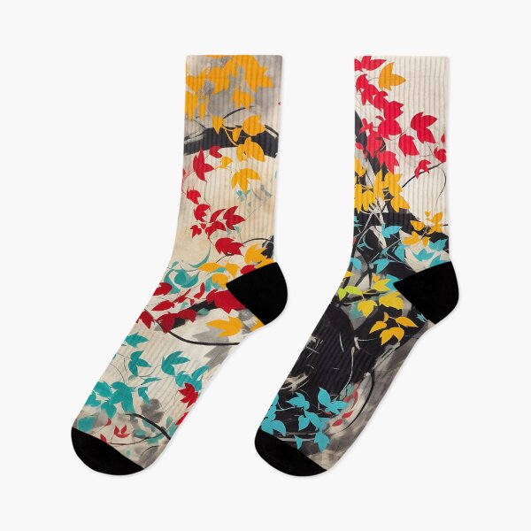 Item preview, Japanese floral pattern with leaves I designed and sold by alphadaze.