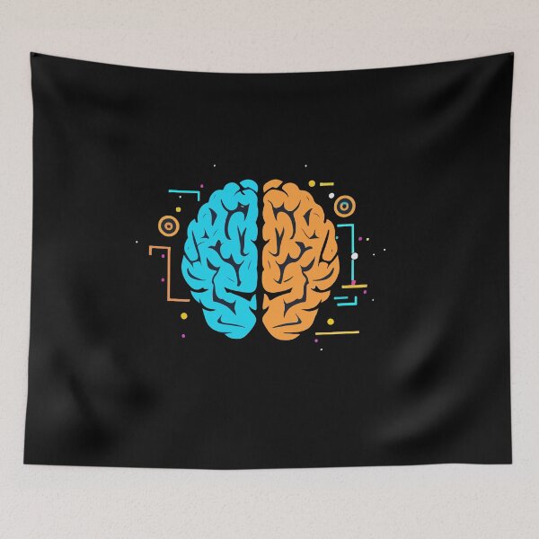 Item preview, creative-and-logical-human-brain designed and sold by Colorful Dreams.