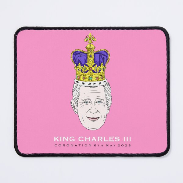 Item preview, King Charles Coronation (Pink) designed and sold by Adam Regester.
