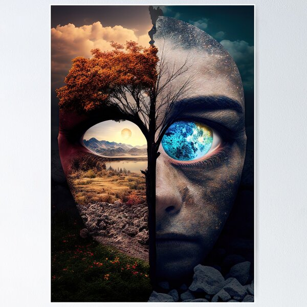 Item preview, Man vs Nature: Surrealistic combination of two worlds designed and sold by Piotrek0001.