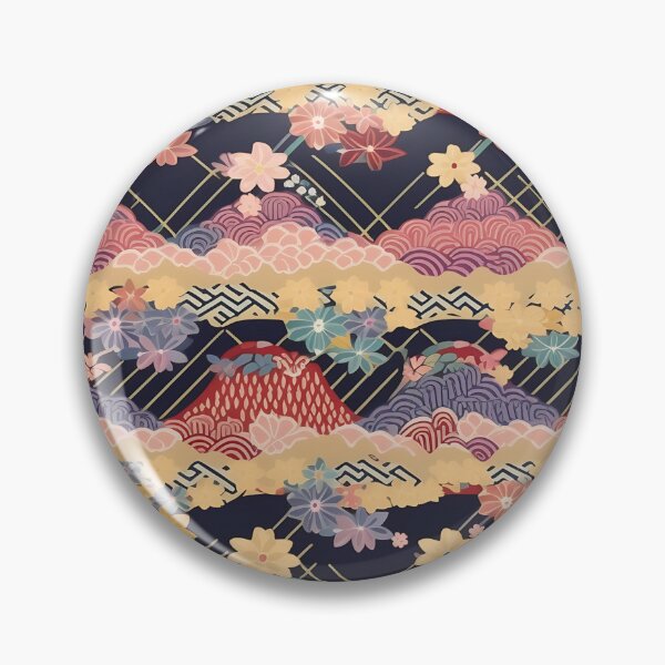 Item preview, Japanese floral pattern I designed and sold by alphadaze.