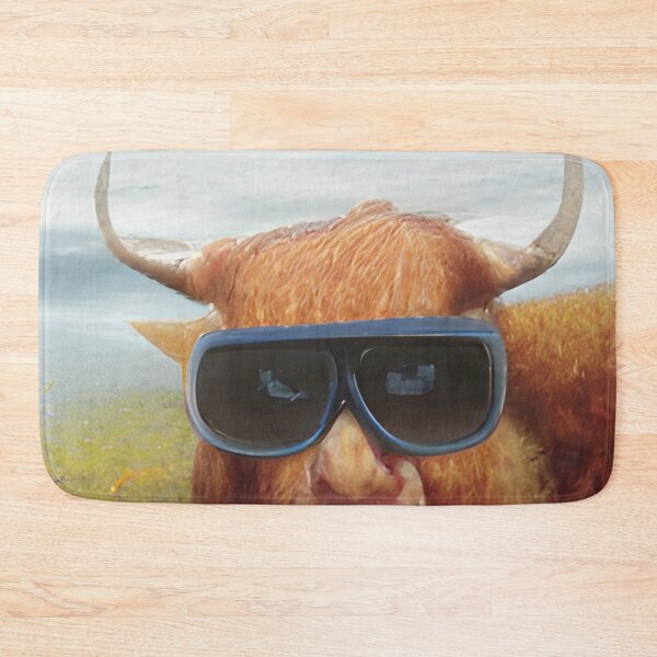Item preview, Funny Long Haired Cattle Painting designed and sold by Tamas Das.