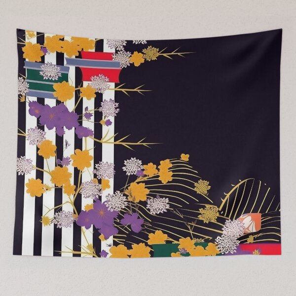 Item preview, Japanese floral pattern II designed and sold by alphadaze.