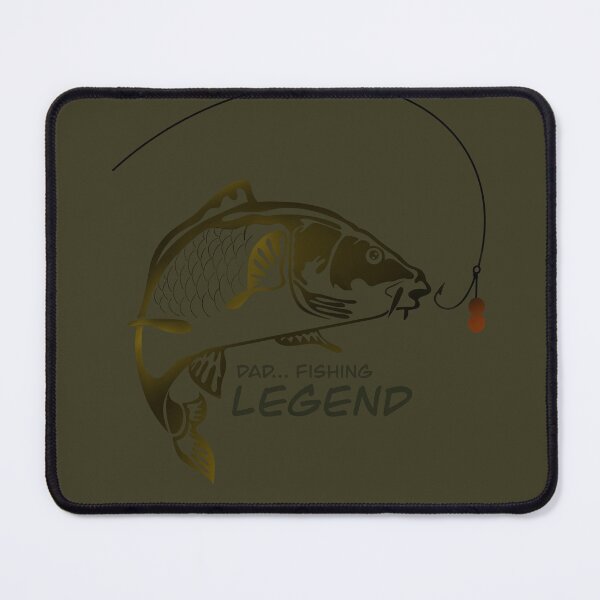 Item preview, Dad legend carp fishing fathers day designed and sold by SoulTrekking.