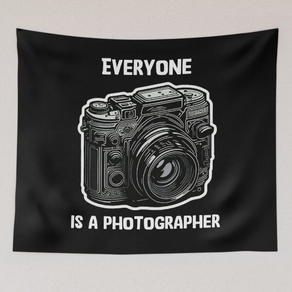 Artikelvorschau, Everyone is a photographer entworfen und verkauft von HappyTrippy.