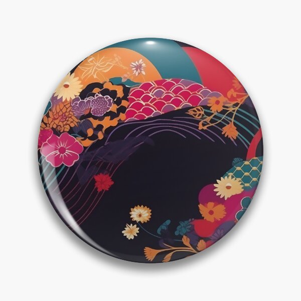 Item preview, Japanese floral pattern III designed and sold by alphadaze.