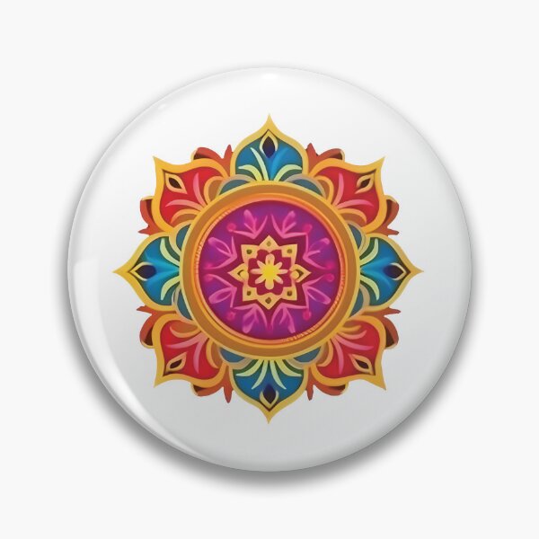 Artikelvorschau, Diwali-Rangoli-Logo entworfen und verkauft von PatternBestFan.