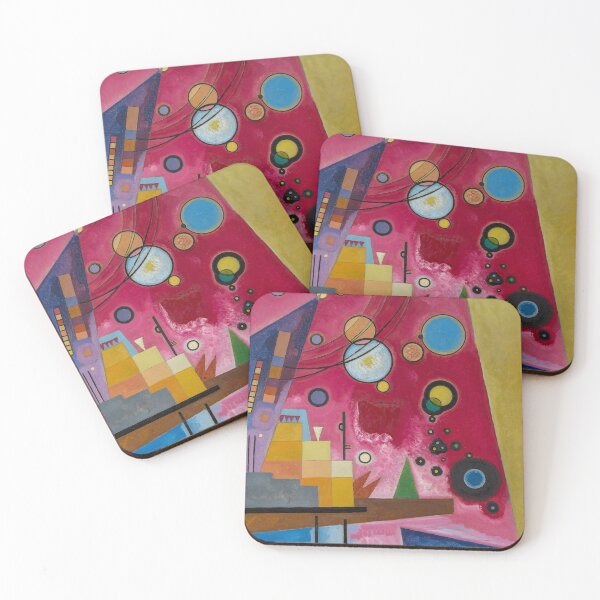 Item preview, Heavy Red, 1924 By Wassily Kandinsky designed and sold by BossyCatHome.