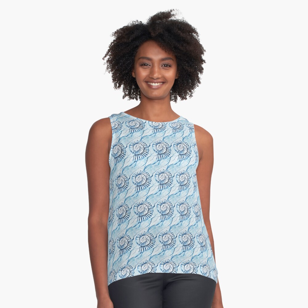 Item preview, Sleeveless Top designed and sold by LisaLeQuelenec.
