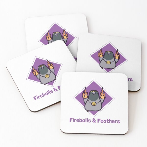 Item preview, Fireballs & Feathers Pigeon Sorcerer Class designed and sold by ThumboArtBumbo.