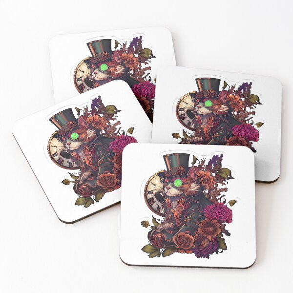 Item preview, steampunk lindo gato flor designed and sold by futuresimo04.