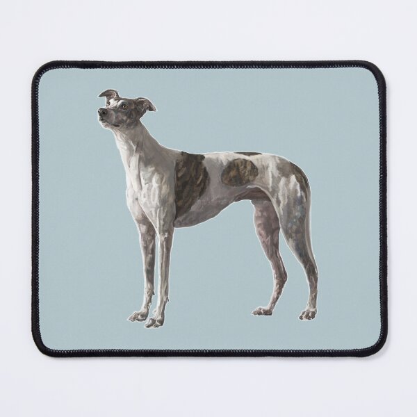 Item preview, Brindle & White Greyhound designed and sold by Elspeth Rose Design.