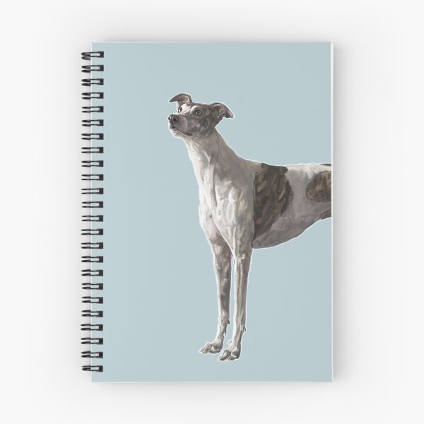 Item preview, Brindle & White Greyhound designed and sold by Elspeth Rose Design.