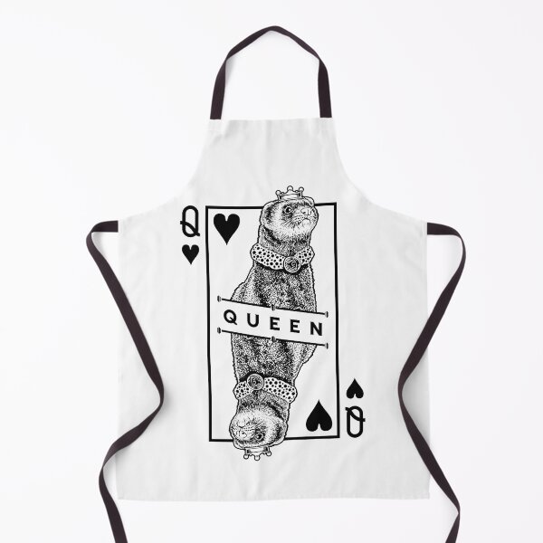 Item preview, Ferret Lover Queen Of Hearts Funny Pet Pop Art designed and sold by GrandeDuc.