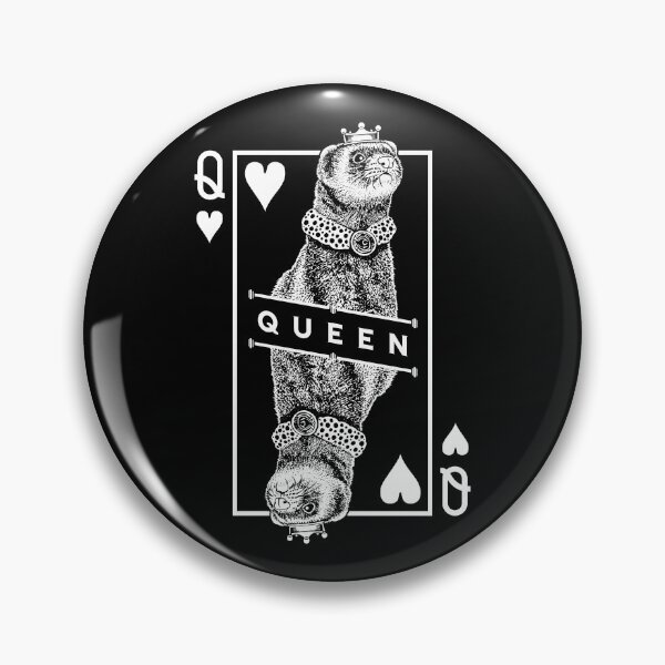 Item preview, Ferret Lover Queen Of Hearts Funny Pet Pop Art designed and sold by GrandeDuc.