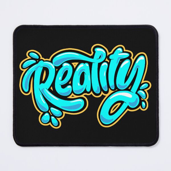 Item preview, Reality Text BlueTypography designed and sold by Goba Bali Studio.