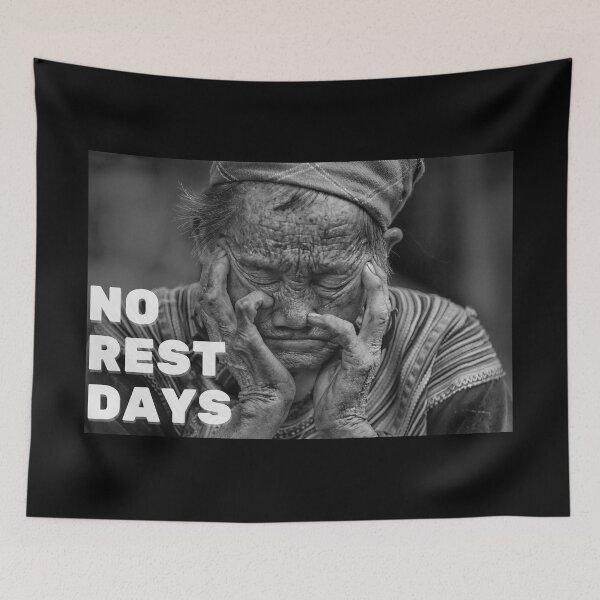 Item preview, No Rest Days designed and sold by Runner's High.