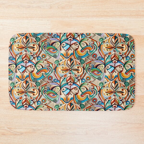Item preview, A painting of abstract shapes and colors. designed and sold by Hillol Bora.
