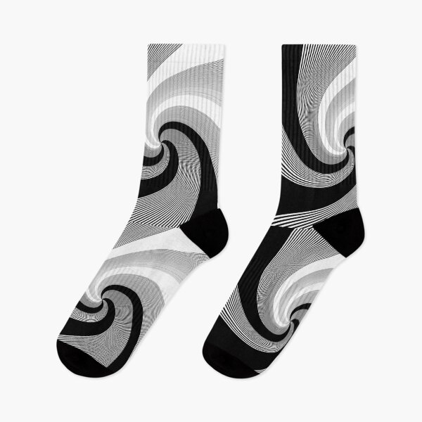 Artikelvorschau, Schwarz-Weiß-Grafikdesign, Spirallinien entworfen und verkauft von BlackandWhiteBW.