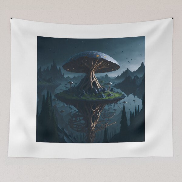 Item preview, Magical Mountain scape Enchanted Oasis Mystic Woodlands designed and sold by RedArtG09.
