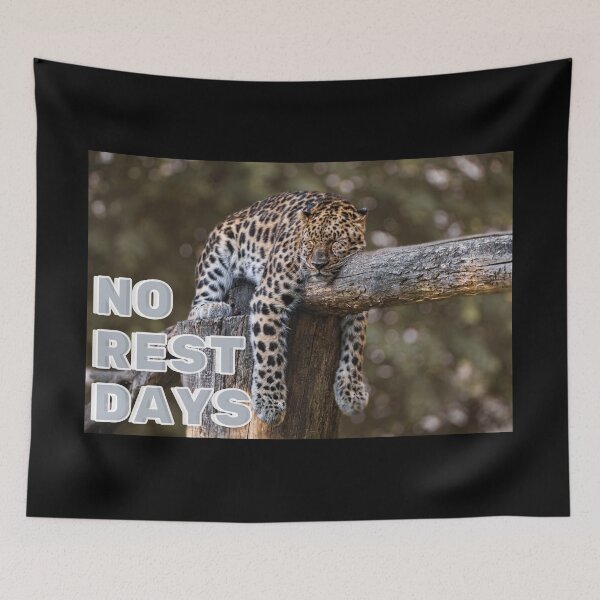 Item preview, No Rest Days designed and sold by Runner's High.