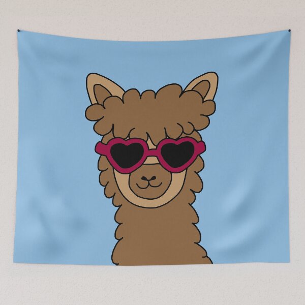 Item preview, Cool cartoon Alpaca wearing shades designed and sold by Scat the cat.