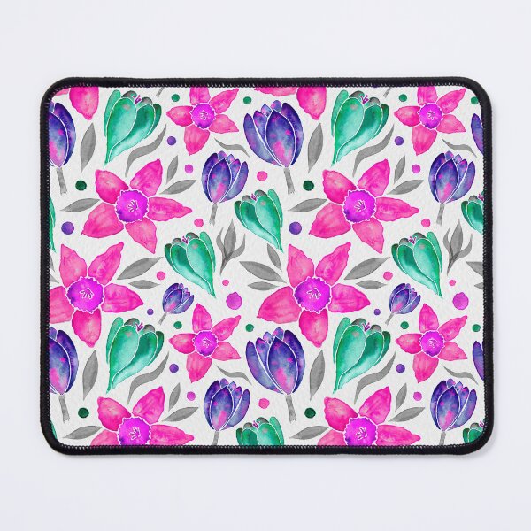 Item preview, Spring Flowers - Purple, green, pink designed and sold by Gwendolyn Pieters.