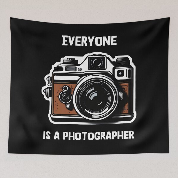 Artikelvorschau, Everyone is a photographer entworfen und verkauft von HappyTrippy.