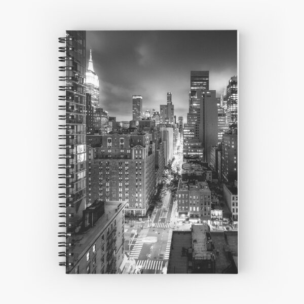 Item preview, New York City At Night From The Rooftops - Black & White designed and sold by Nicklas81.