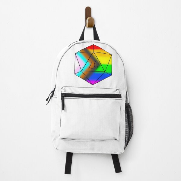 Item preview, pride d20 designed and sold by Little Crows Trinkets.