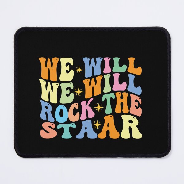 Item preview, We Will We Will Rock The Staar Test Day Teacher Student Classic T-Shirt designed and sold by design-animals.