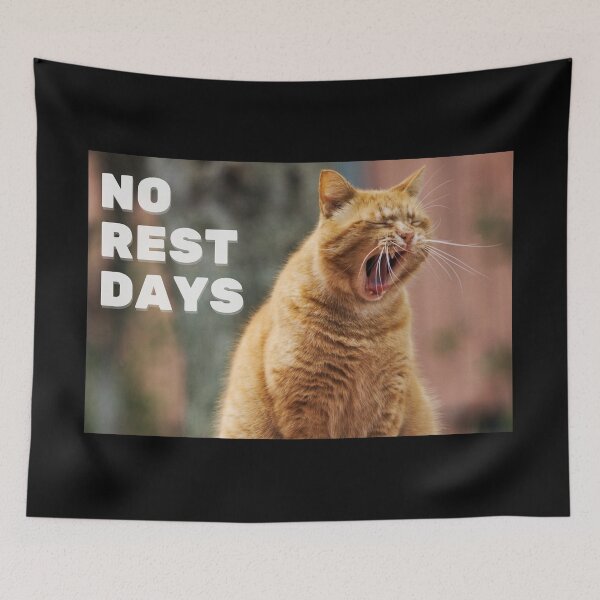 Item preview, No Rest Days designed and sold by Runner's High.