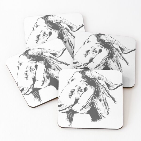 Item preview, Korean goat head portrait designed and sold by MeghanBoyle68.