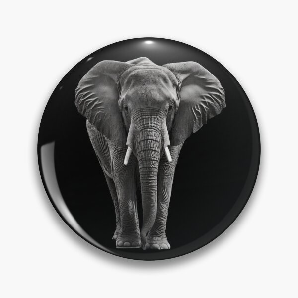 Item preview, Majestic Elephant: Front View designed and sold by Peeibe1LineArt.