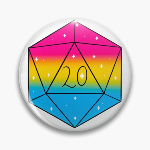 Item preview, pan d20 with stars designed and sold by Little Crows Trinkets.