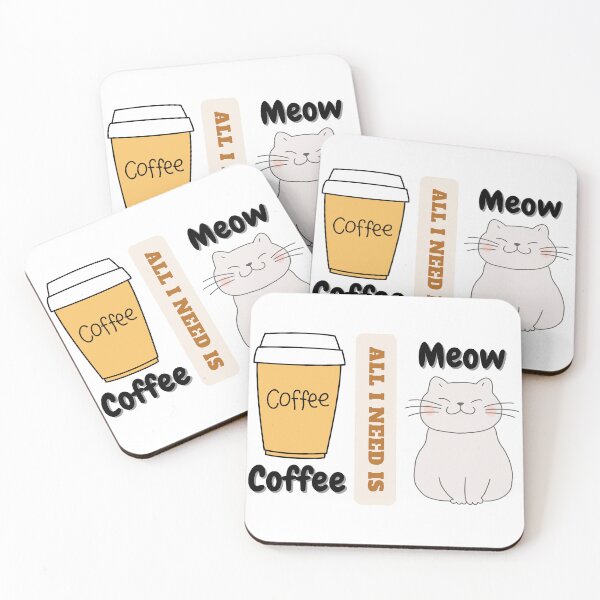 Item preview, All i need is coffee and miaw designed and sold by Shenuka93.