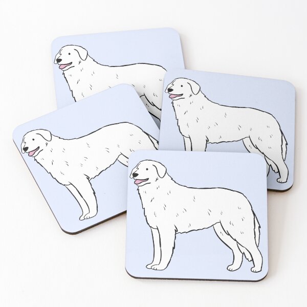 Item preview, Kuvasz cute dog illustration  designed and sold by Yarafantasyart.