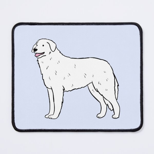 Item preview, Kuvasz cute dog illustration designed and sold by Yarafantasyart.