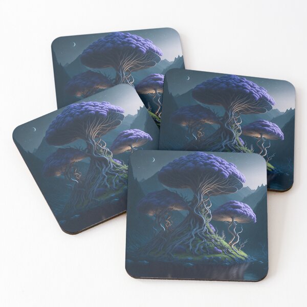 Item preview, Ethereal Celestial Paradise Forest Fantasy Vibrant  designed and sold by RedArtG09.