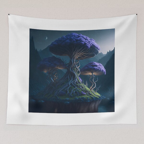 Item preview, Ethereal Celestial Paradise Forest Fantasy Vibrant  designed and sold by RedArtG09.