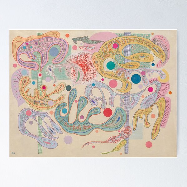 Artikel-Vorschau von Capricious Forms, 1937 von Wassily Kandinsky, designt und verkauft von BossyCatHome.
