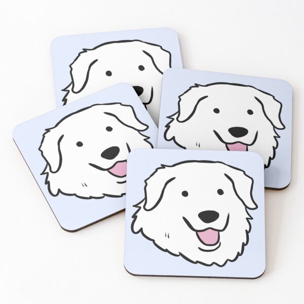 Item preview, Kuvasz cute dog illustration  designed and sold by Yarafantasyart.